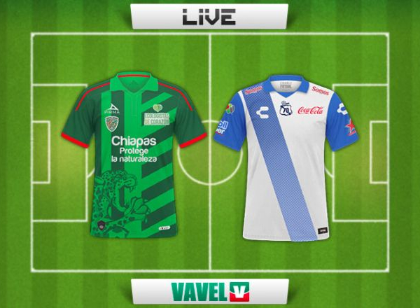 Resultado Jaguares de Chiapas - Puebla en Liga MX 2015 (2-2)