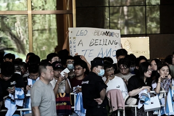 Furor por Messi y "La Scaloneta" en China