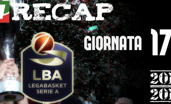 Legabasket: risultati e tabellini della 17esima giornata
