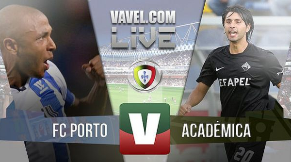 Resultado FC Porto x Académica na Primeira Liga 2015 (1-0)