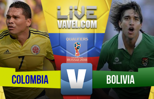 Resultado Colombia vs Bolivia en Eliminatoria Rusia 2018 (1-0)