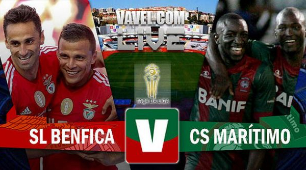 Resultado Benfica - Marítimo en la Taça da Liga 2015 (2-1)