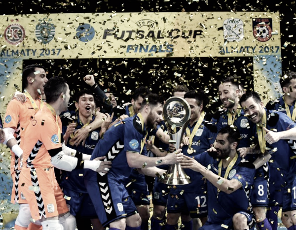 UEFA Futsal Cup: Inter Movistar esmaga Sporting e conquista título (7-0)