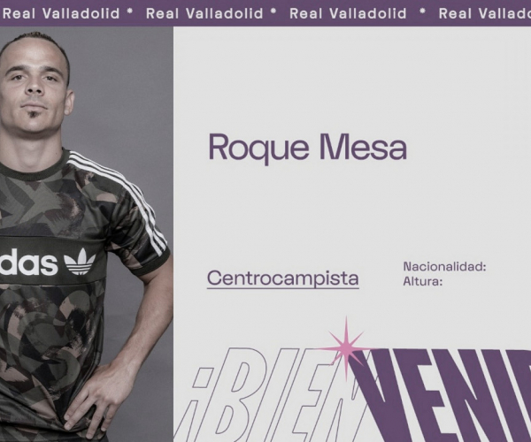 Roque Mesa nuevo jugador del Real Valladolid