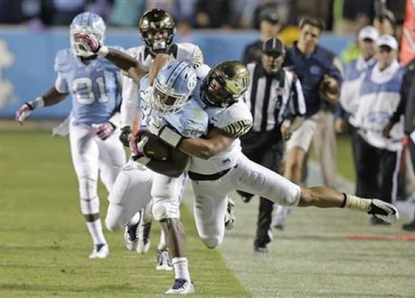 Wake Forest Demon Deacons Struggles On The Road; Loses To North Carolina Tar Heels 50-14