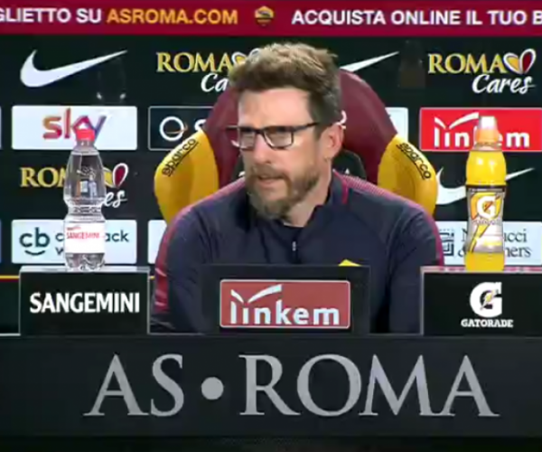 Roma, Di Francesco vede il Genoa: "Sarà una partita molto delicata. Schick? È cresciuto tantissimo"