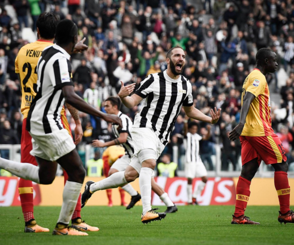 Terminata Benevento - Juventus, LIVE Serie A 2017/18 (2-4): Triplo Dybala, poi Costa: vince ancora la Signora