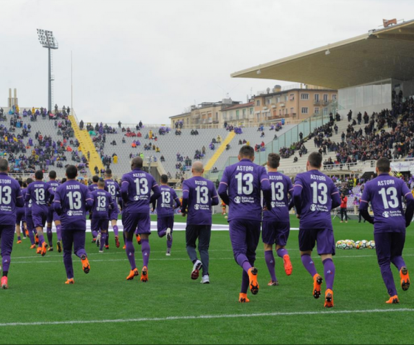 Serie A - Vince la Fiorentina nel ricordo di Astori, 1-0 al Benevento