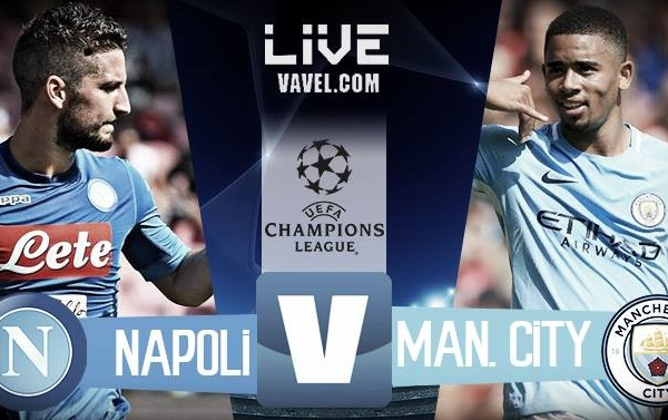 Terminata Napoli - Manchester City, LIVE Champions League 2017/18 (2-4): Decisivo el Kun Aguero