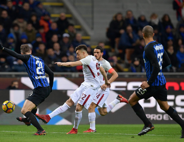 Serie A - Inter-Roma 1-1. Vecino riprende El Shaarawy