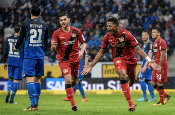 Bundesliga - Bayer Leverkusen nel segno di Bailey, l'Hoffenheim si arrende alla sfortuna: 1-4