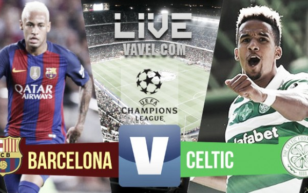 Partita Barcellona - Celtic in Champions League 2016/17 live: Suarez chiude il match sul 7-0