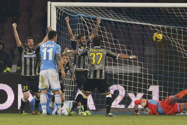 Napoli sprecone: finisce 3-3 con l'Udinese