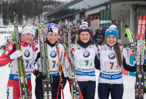 Biathlon, staffetta donne Holmenkollen: un'Italia perfetta conquista un secondo posto che sa di storia!