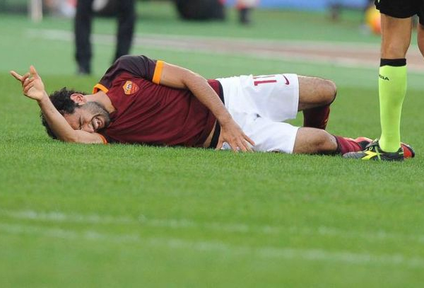 Roma, Salah ai box per almeno un mese