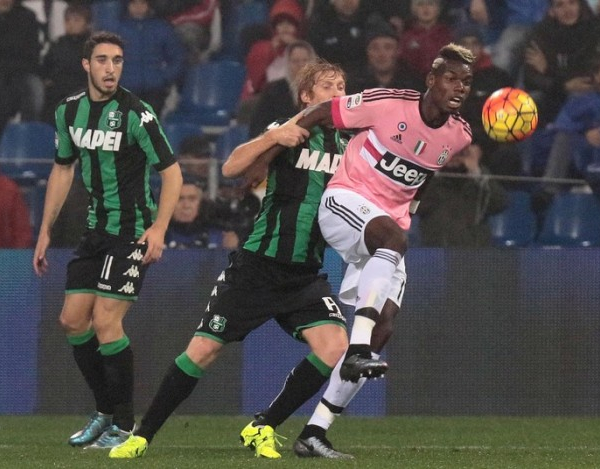 Juventus-Sassuolo terminata in Serie A 2015/16 (1-0): il capolavoro di Dybala fa volare la Juve
