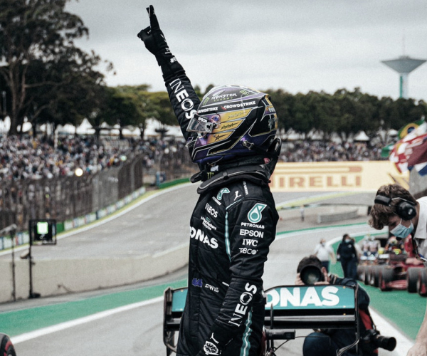 Com motor novo e pista fria, Hamilton crava "pole" para Sprint Race em Interlagos