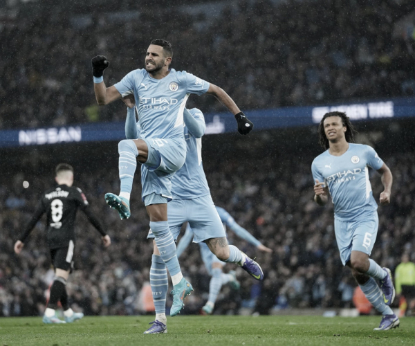 Mahrez brilha, e Manchester City goleia Fullham na FA Cup