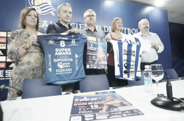El Balonmano Bera Bera vestirá la camiseta de la Real Sociedad en su estreno en Champions