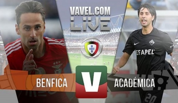 Resultado Benfica x Académica na Liga NOS 2015 (3-0)