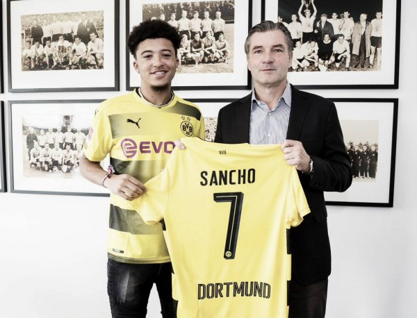 Borussia Dortmund, fatta per il giovane Sancho. Al Man City £170,000