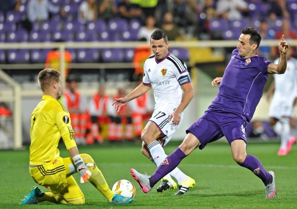 Risultato partita Basilea - Fiorentina, Europa League 2015/2016 (2-2)