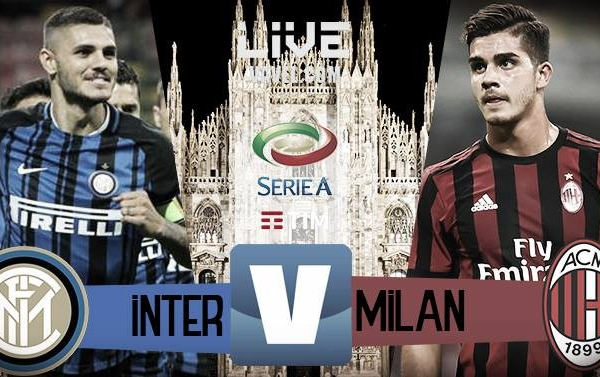 Risultato Inter - Milan in diretta, LIVE Serie A 2017/18 - Icardi(3), Suso, Bonaventura! (3-2)