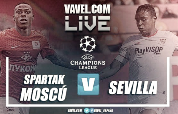 Resultado Spartak de Moscú vs Sevilla de Champions League 2017 (5-1)