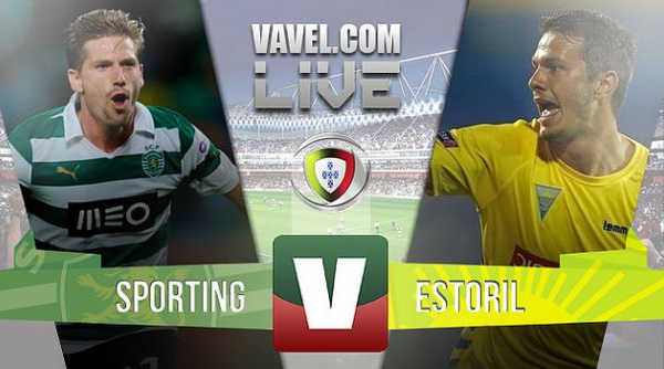 Resultado Sporting x Estoril na Liga NOS 2015 (1-0)