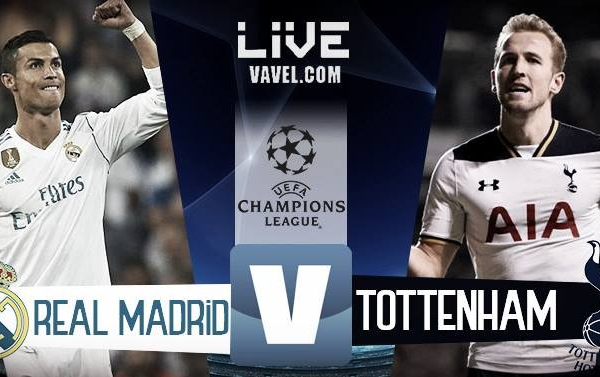 Risultato Real Madrid - Tottenham in diretta, LIVE Champions League 2017/18 - Varane (A), Ronaldo (r)!  (1-1)