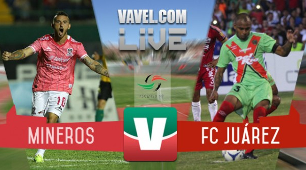 Resultado Mineros Zacatecas - FC Juárez en Semifinales Ascenso MX 2015 (1-1)