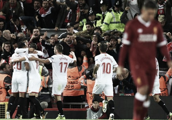 Champions League - Il Siviglia strappa un punto al Liverpool ad Anfield (2-2)