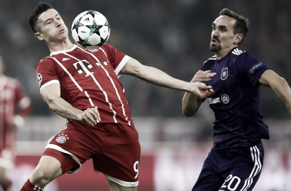 Resumen Anderlecht 1-2 Bayern Múnich en UEFA Champions League 2017-18