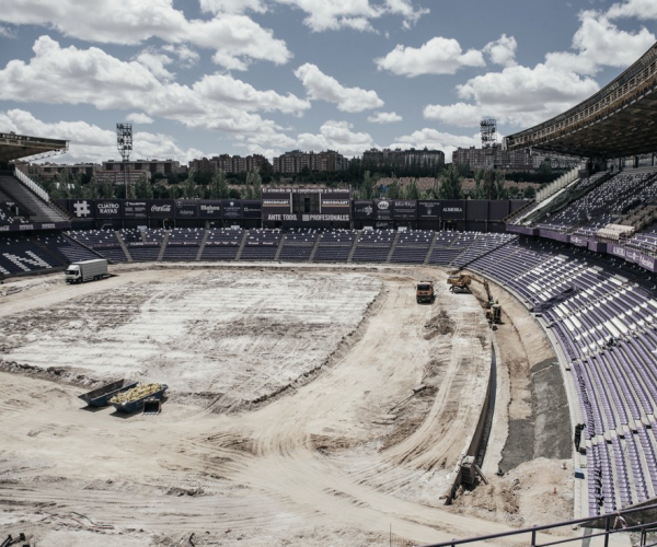 El Estadio José Zorrilla rejuvenece su aspecto