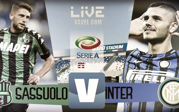 Sassuolo - Inter in diretta, LIVE Serie A 2017/18 - Falcinelli! (1-0)