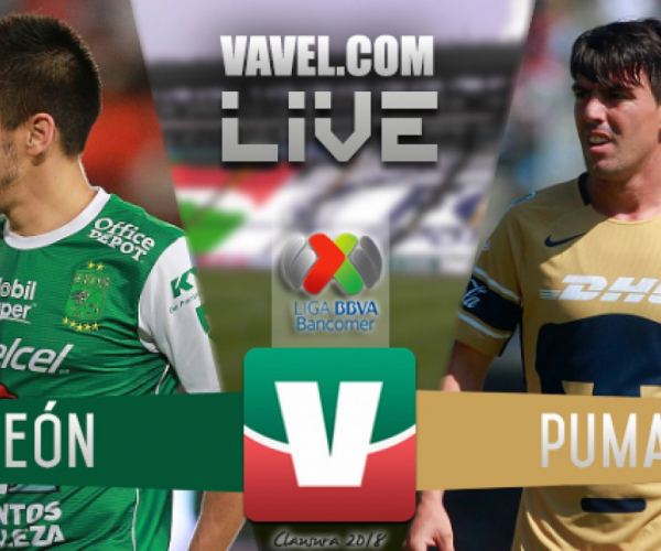 León vs Pumas en vivo hoy por Liga MX (3-0)