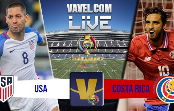 Score USA - Costa Rica of 2016 Copa America Centenario (4-0)