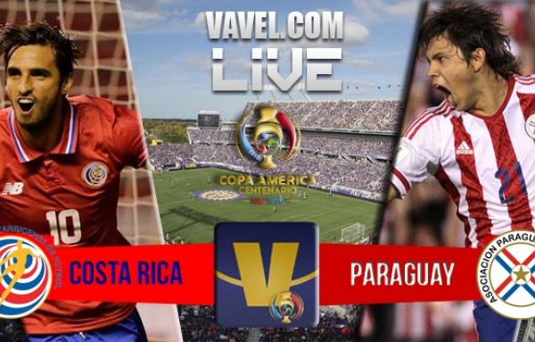 Score Costa Rica - Paraguay in 2016 Copa America Centenario (0-0)