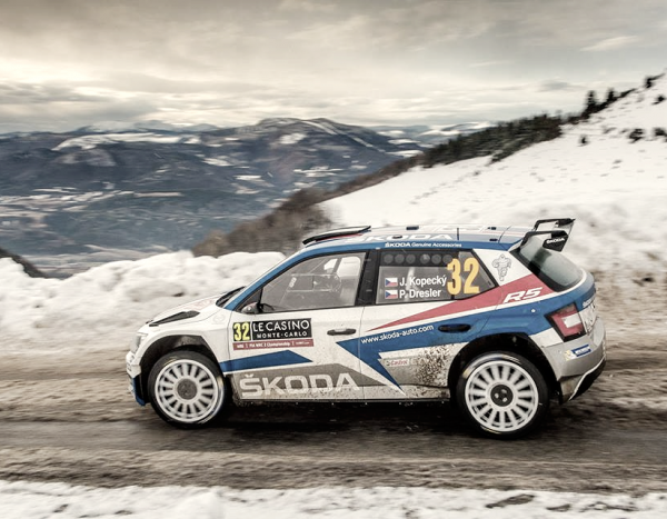 Kopecky se hace con la WRC2 en Monte Carlo