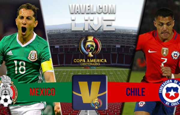 Score Mexico vs Chile in Copa America Centenario Quarterfinal Match (0-7)