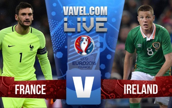 Risultato finale Francia - Irlanda, Ottavi di finale Euro 2016  (2-1): Griezmann porta la Francia ai quarti