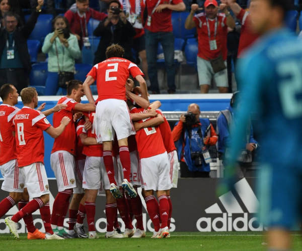Russia 2018 - Padroni di casa agli ottavi, battuto l'Egitto 3-1