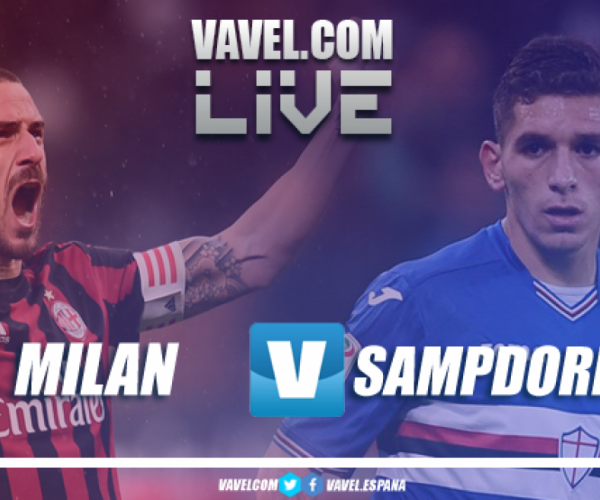 Resumen Milan 1-0 Sampdoria en Serie A 2018