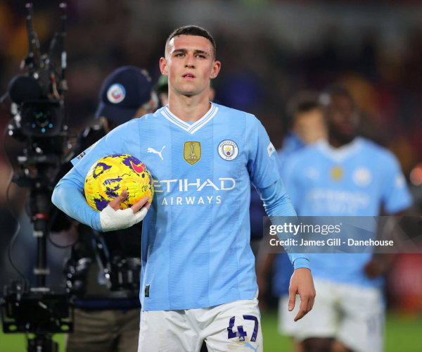 Guardiola: Foden is playing his "best season" after 3-1 win against Brentford
