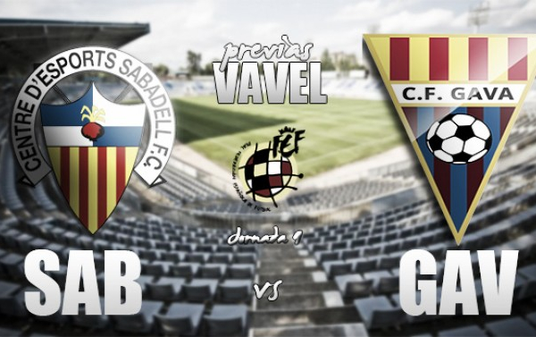 Previa CE Sabadell - CF Gavà: Duelo de media tabla