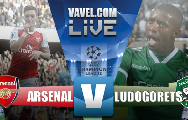 Arsenal - Ludogorets in Champions League 2016/17 (6-0): TRIPLO OZIL!
