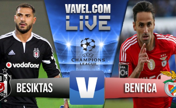 Besiktas - Benfica in Champions League 2016/17 (3-3): Guedes, Semedo, Fejsa, Tosun, Quaresma, Aboubakar