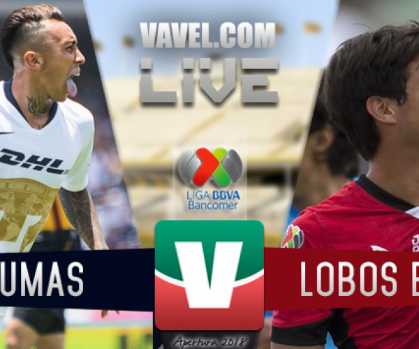 Resumen y video goles del Pumas 4-2 Lobos BUAP en Liga MX 2018