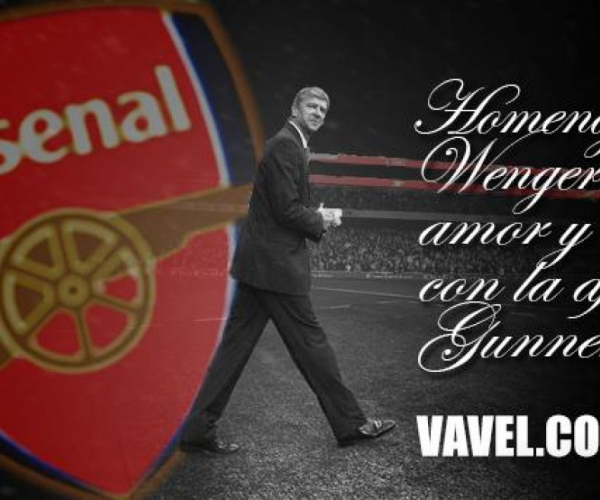 Homenaje a Wenger: amor y odio con la afición 'Gunner'
