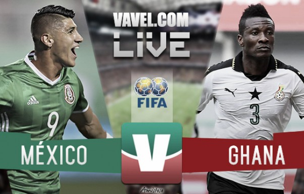 Resultado y goles del México 1 Ghana 0 Partido Amistoso